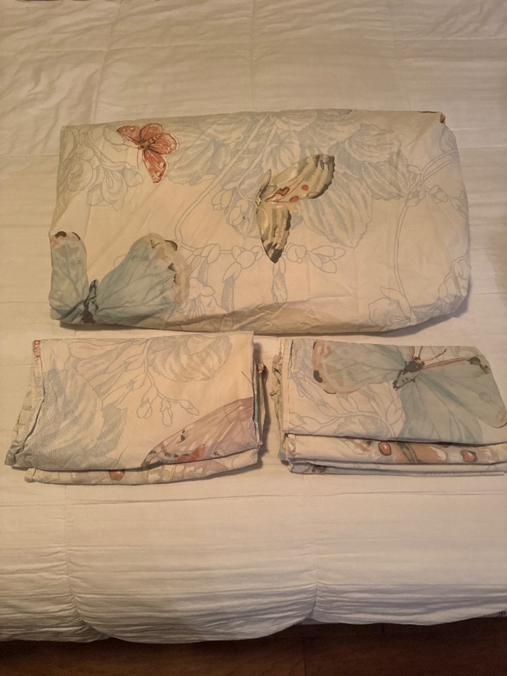 Pottery Barn King Duvet with Shams